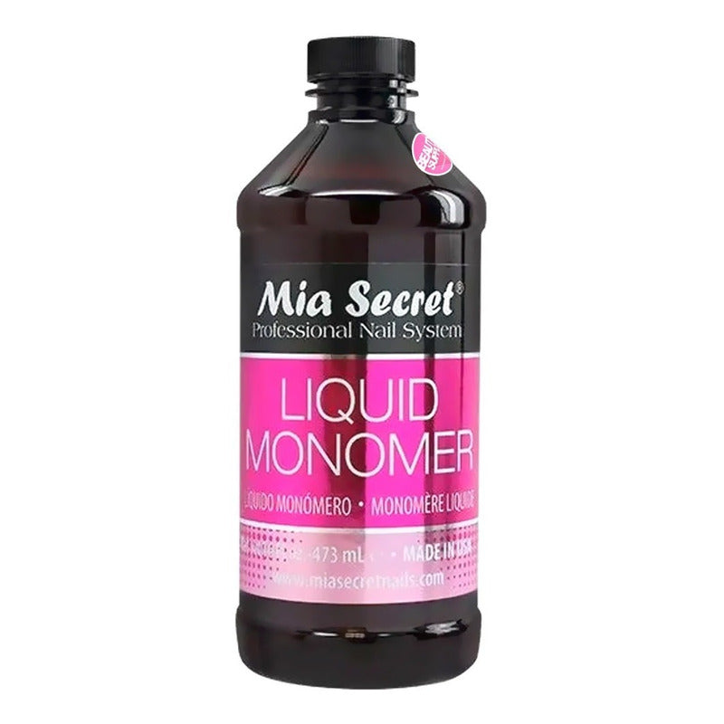 Liquido Acrilico Mia Secret 473ml. Presentación Profesional