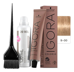 Kit Tinta Igora Color10 Schwarzkopf Con Oxidante Y Pincel
