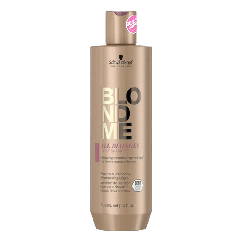 Shampoo Enriquecido Schwarzkopf Blondme 300ml