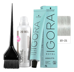 Kit Tinta Igora Highlifts Schwarzkopf Con Oxidante Y Pincel