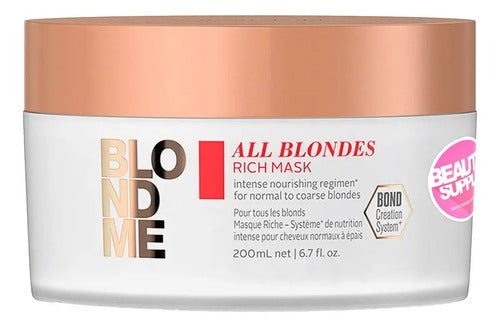 Tratamiento Enriquecido Schwarzkopf Blondme 200ml