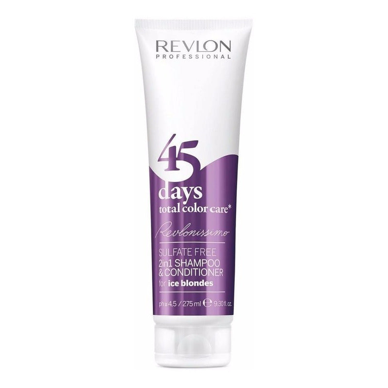 Shampoo Revlon 45 Days 2 En 1 Ice Blondes 275ml Nice