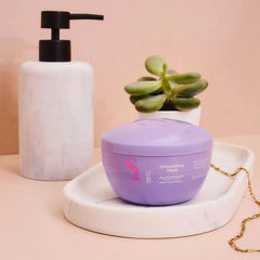 Pack Alfaparf Smooth Shampoo 250ml, Máscara 200ml Y Fluido All In One 125ml Para Cabellos Rebeldes