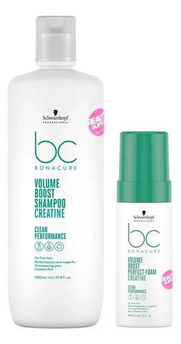 Shampoo 1lt Y Espuma 150ml Schwarzkopf Volume