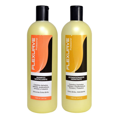 Shampoo Flexuave Revitalizante Y Acondicionador Hidrantante