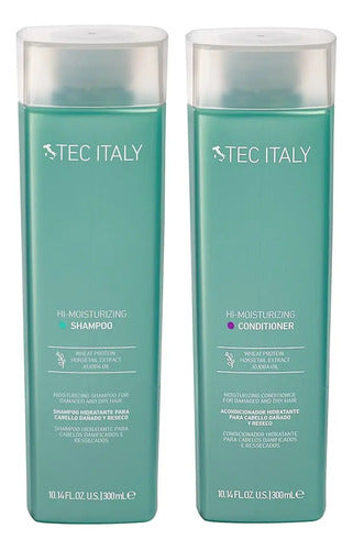 Shampoo Y Acondicionador Tec Italy Hi Moisturizing 300ml