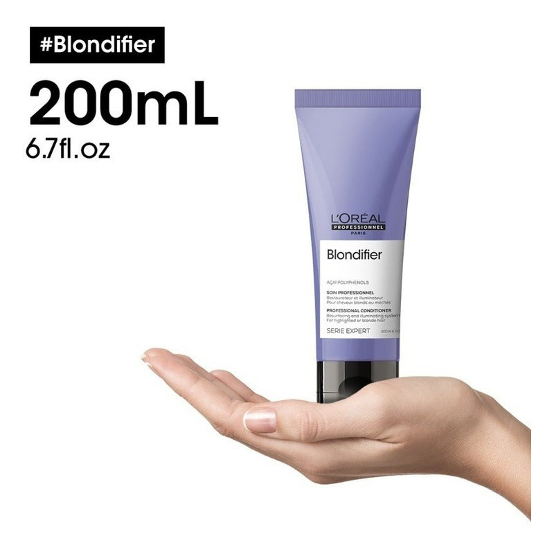 Pack De Shampoo Loreal Y Acondicionador Blondifier De Rubios