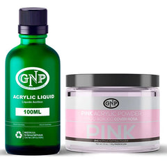 Polvo Acrilico Gnp 100gr Y Liquido 100ml