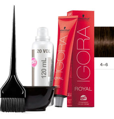 Kit Tinta Igora Royal Schwarzkopf + Bowl, Oxidante Y Pincel