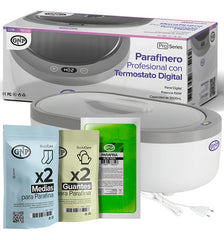 Kit Parafinero Gnp 2l Digital + Guantes + Medias + Parafina