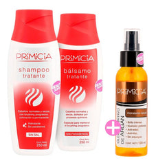 Combo Shampoo Y Acondicionador Tratante Primicia, Sin Sal
