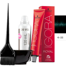 Kit Tinta Igora Royal Schwarzkopf + Bowl, Oxidante Y Pincel