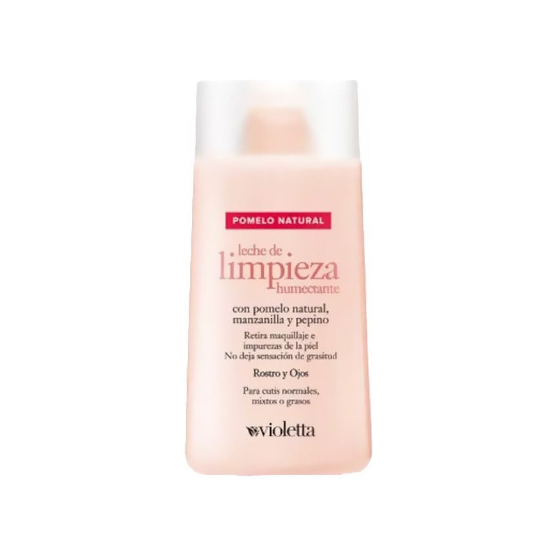 Leche De Limpieza Humectante Violetta Pomelo Natural 145ml