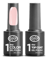 Kit De Esmalte Semipermanente De 1 Paso Gnp Color + Top Coat