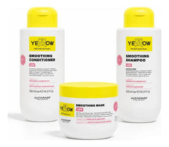 Kit Liss Alfaparf Yellow Shampoo Acondicionador Y Mascara