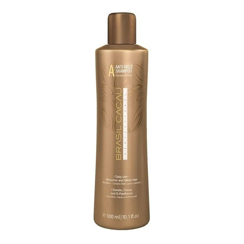 Shampoo Sin Sal Mantenimiento Anti Frizz Brasil Cacau 300ml