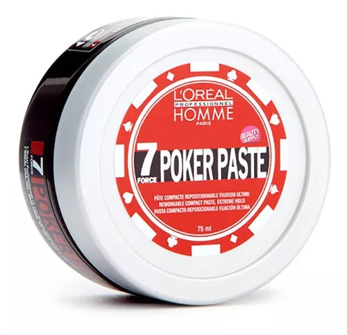 Cera Para Pelo Poker Paste Homme Loreal 75ml Fijación Fuerte
