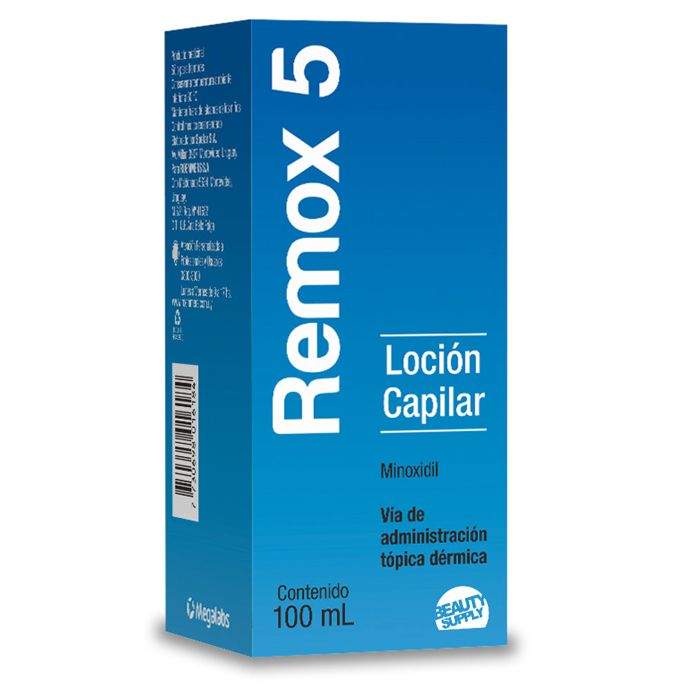 TRATAMIENTO PARA LA CAÍDA REMOX 5 100ML. CON MINOXIDIL 5%