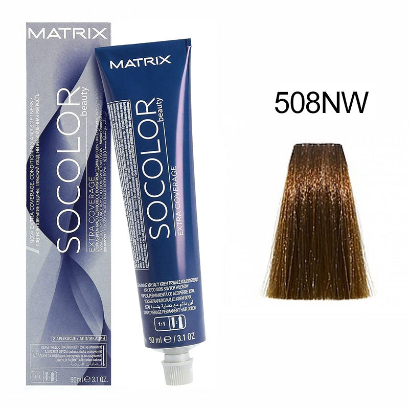 508NW POMO DE TINTA MATRIX EXTRA COBERTURA SoColorBeauty en Beauty Supply