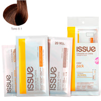 Tinta Issue Pack Color + Activador + Máscara Con Keratina en Beauty Supply