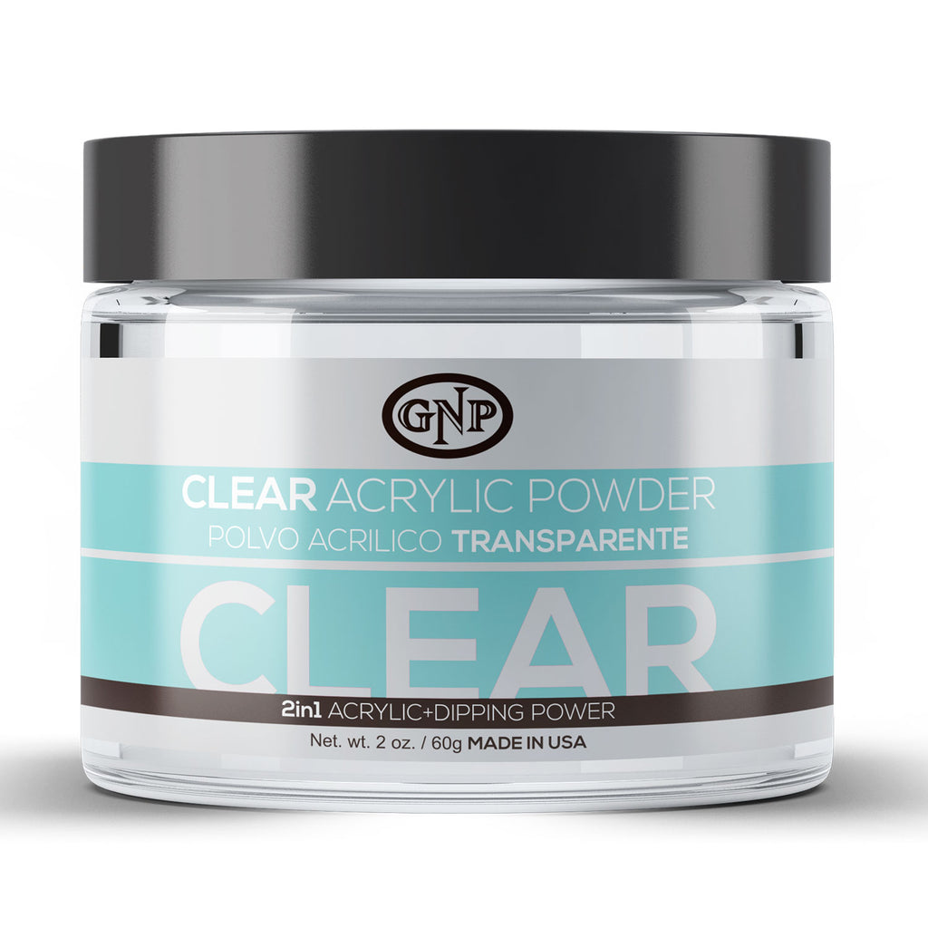 Polvo Acrílico GNP Transparente 60Gr. en Beauty Supply