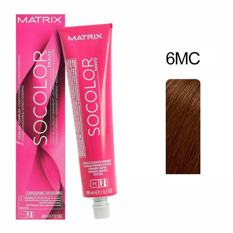 MOCHAS 6MC POMO DE TINTA MATRIX SoColorBeauty 90ML en Beauty Supply