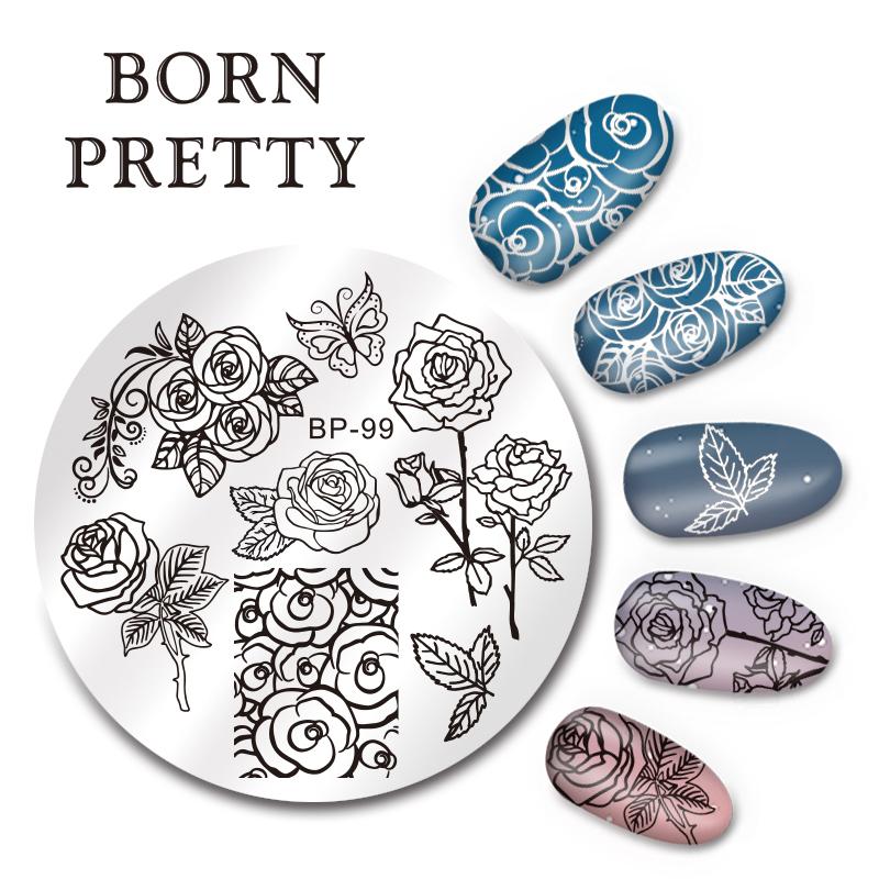 Placas De Stamping Born Pretty De Metal Redondas en Beauty Supply