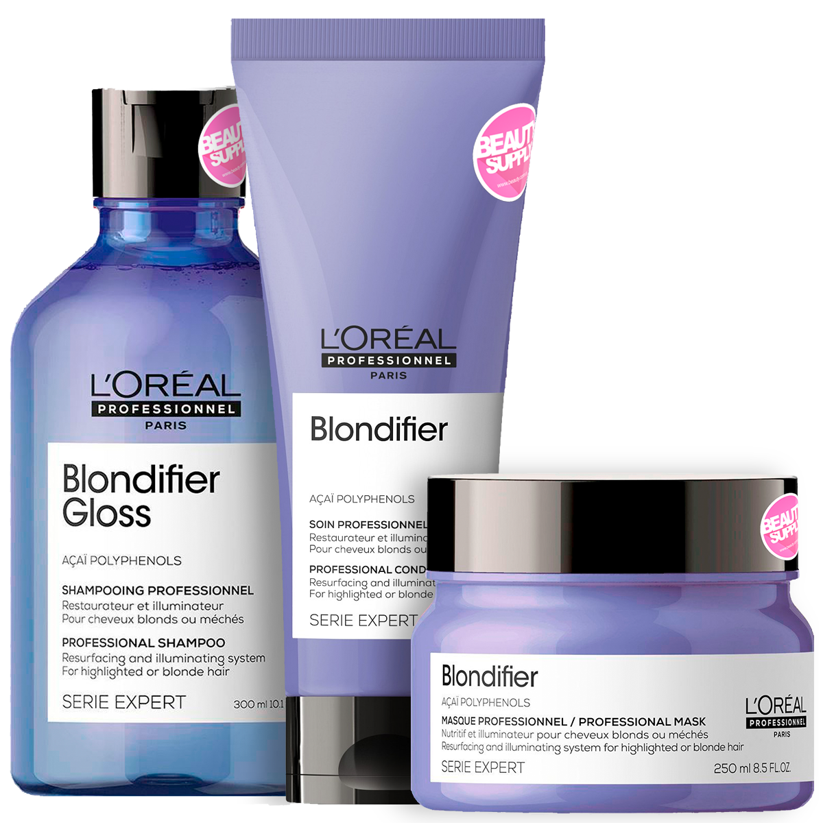 Pack Completo Loreal Blondifier Serie Expert Para Rubios en Beauty Supply
