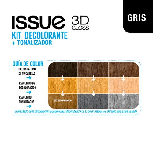 Tinta Issue 3d Gloss Color con Potenciador y Activador 20 Vol. en Beauty Supply
