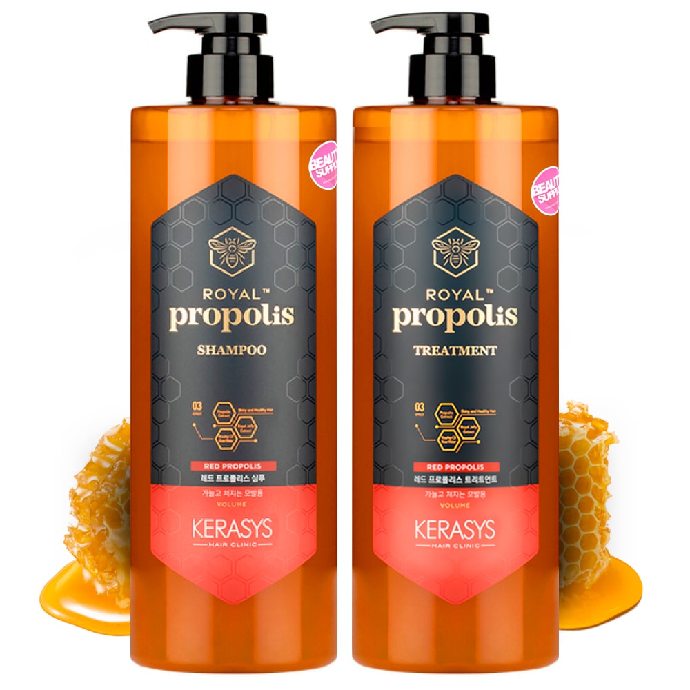 Shampoo y Tratamiento Kerasys Propolis Rojo con jalea real