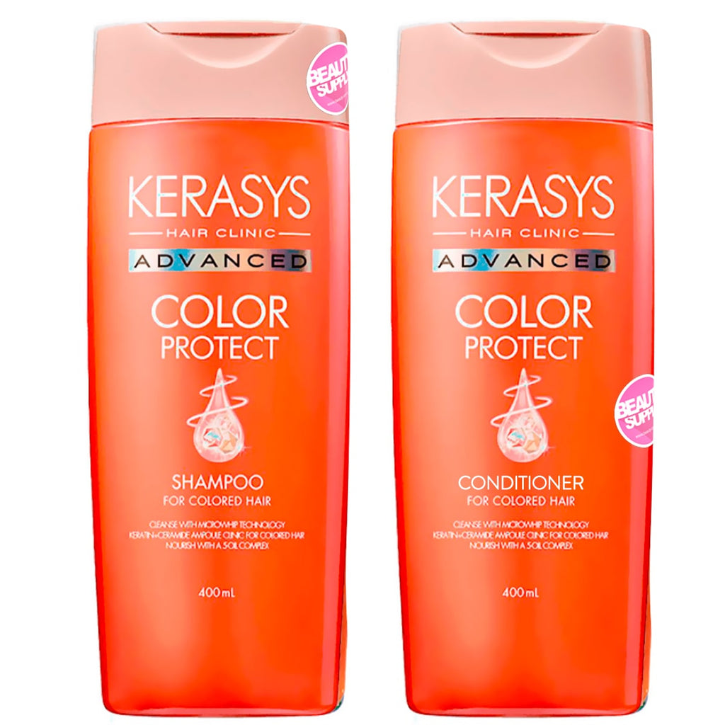 Kit Shampoo y Acondicionador Kerasys Color Protect PH Ácido