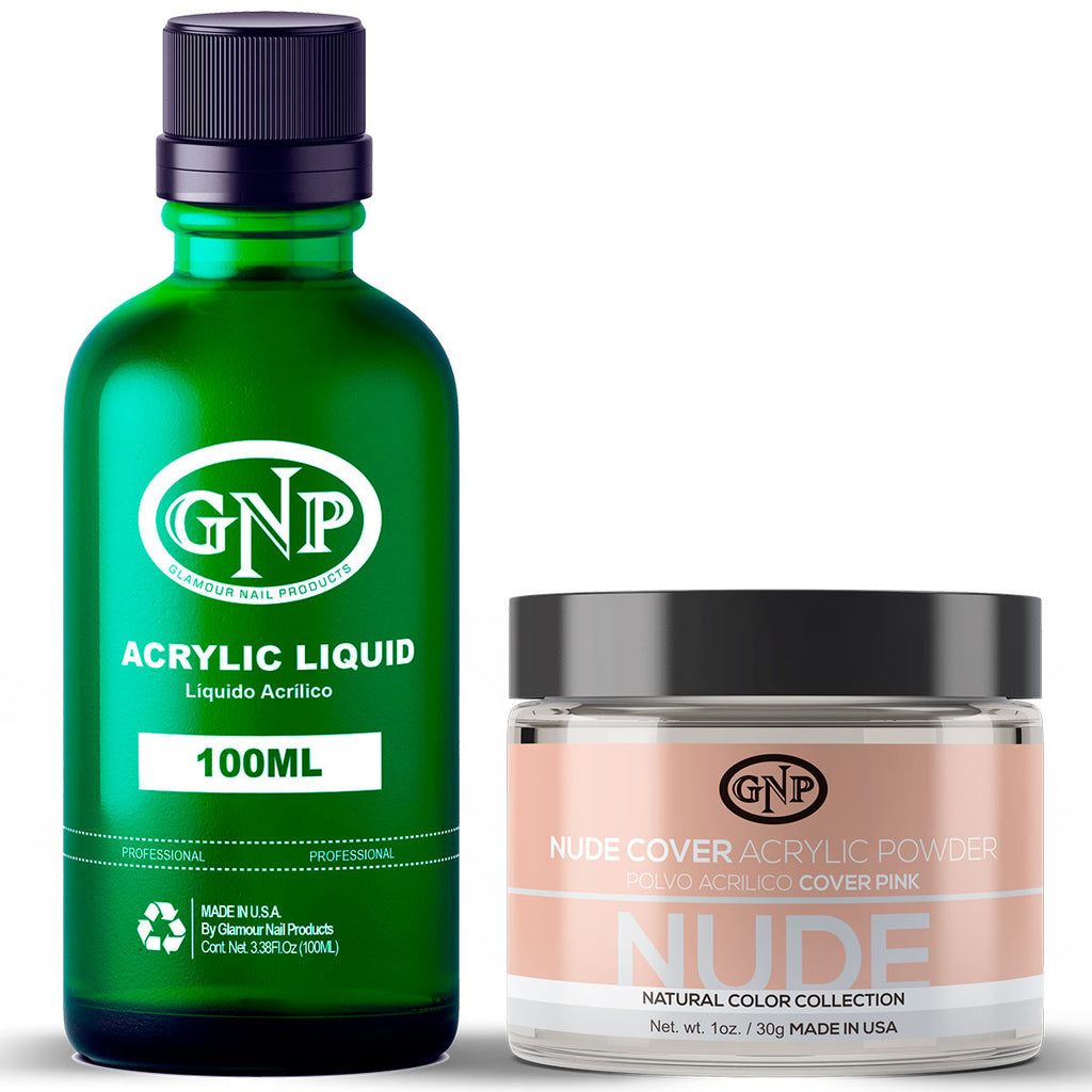 Cover GNP Nude 30Gr. + Líquido Acrílico GNP 100Ml en Beauty Supply