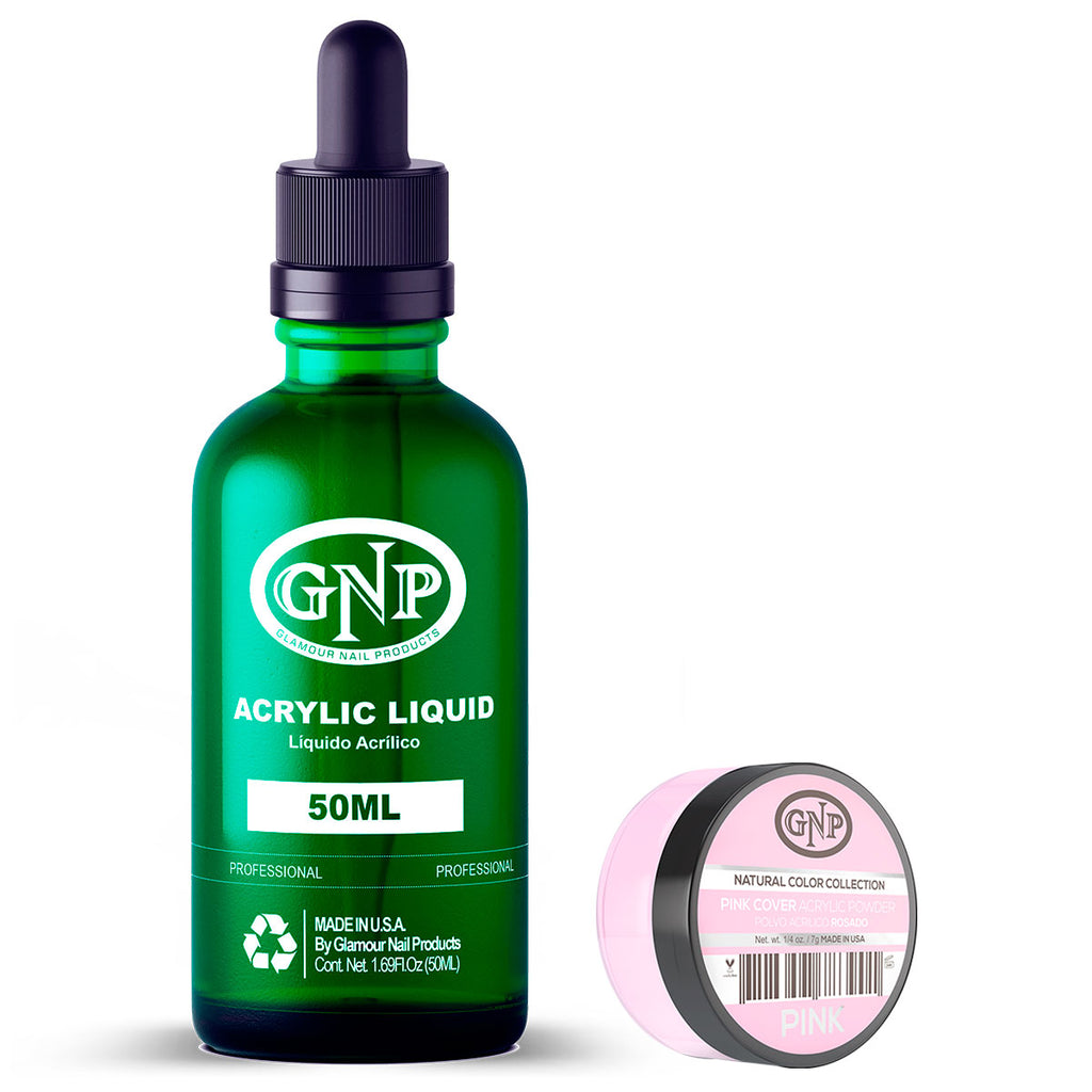 Cover GNP Pink 7Gr. + Líquido Acrílico GNP 50Ml en Beauty Supply