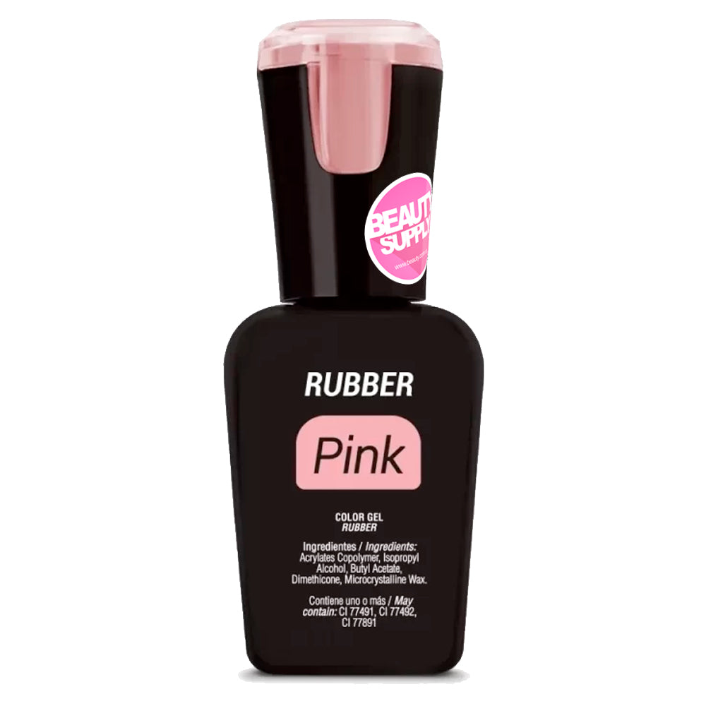 TOP RUBBER PINK ORGANIC COLORGEL 15ML en Beauty Supply