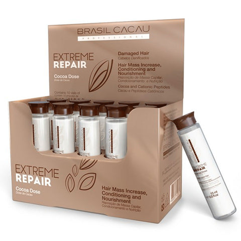 Ampolla Brasil cacau Extreme Repair por unidad de 15ml. en Beauty Supply