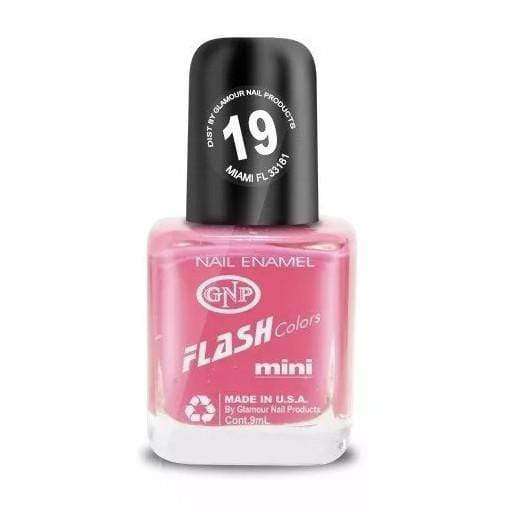 Esmalte FLASH Colors de GNP 9ML Nro.19 Rosa Chicle en Beauty Supply