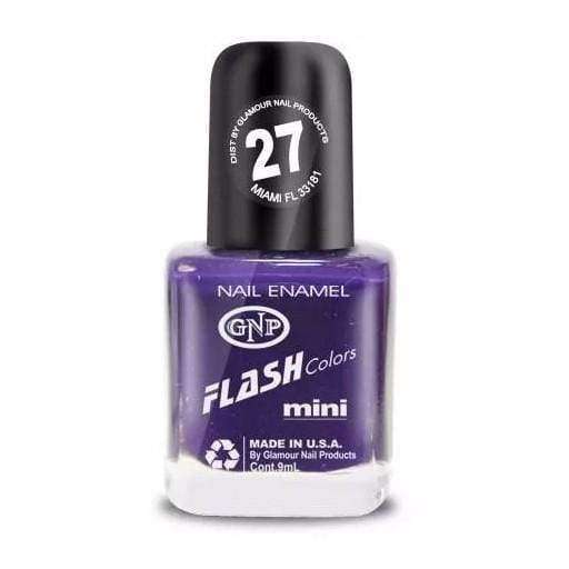 Esmalte FLASH Colors de GNP 9ML Nro.27 Violeta Intenso en Beauty Supply