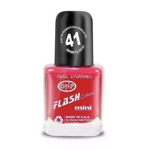 Esmalte FLASH Colors de GNP 9ML Nro.41 Rojo Rosa en Beauty Supply