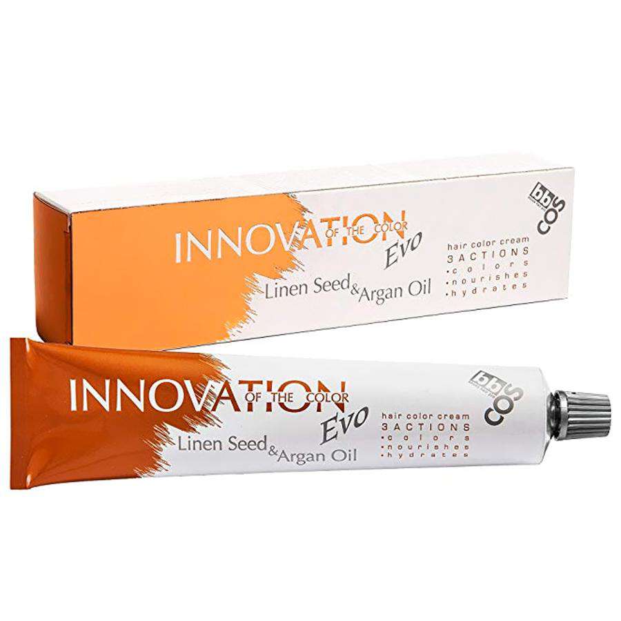 Pomo de Tinta Coloración Innovation EVO Color BBcos 100ml 107 Tonos (1 + 1 1/2) en Beauty Supply