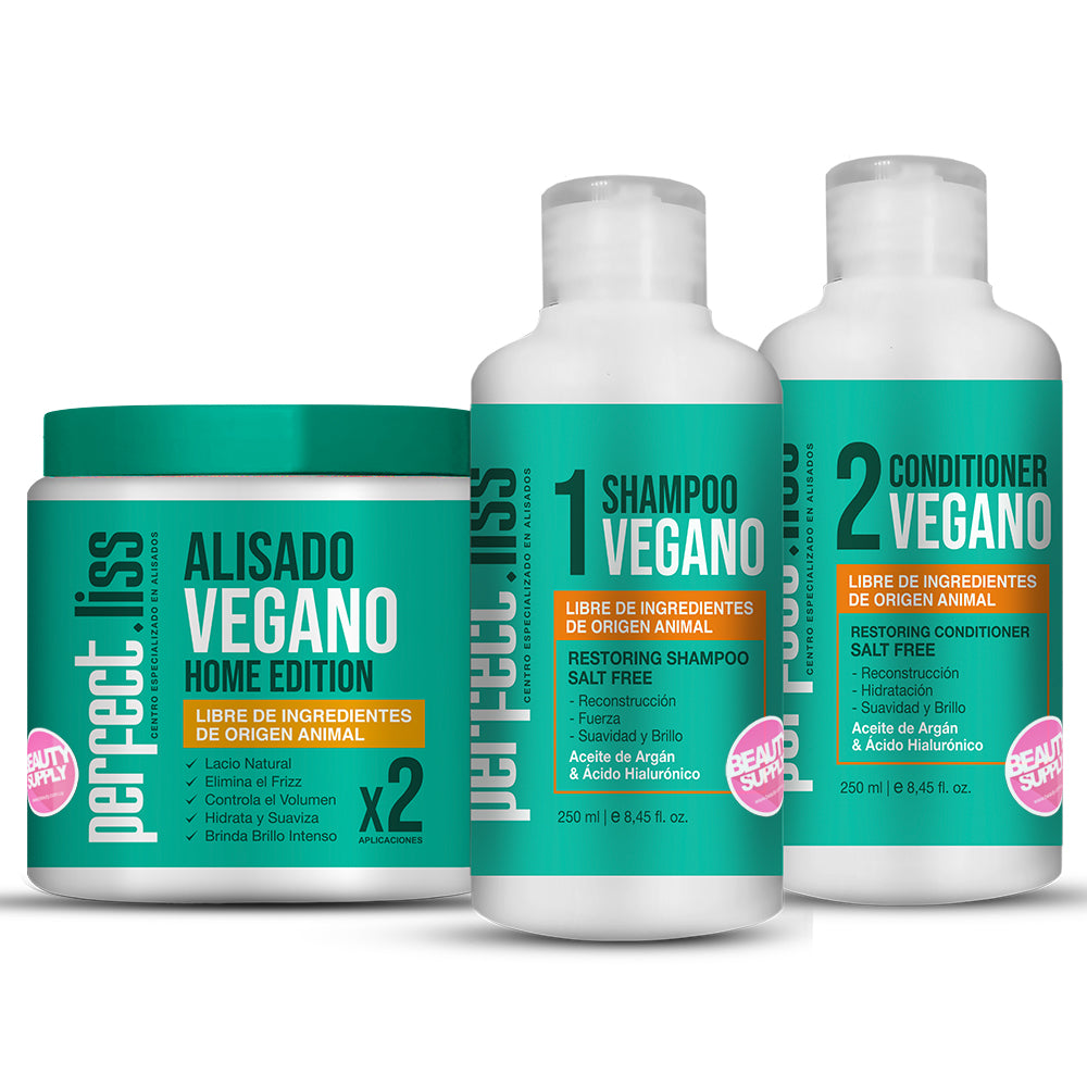 Kit De Alisado Vegano Perfect.liss Rápida Y Fácil Aplicación en Beauty Supply