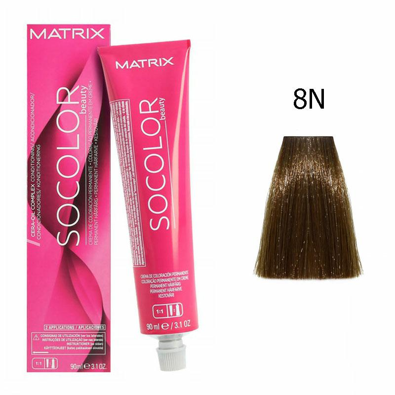 8N POMO DE TINTA MATRIX SoColorBeauty 90ML en Beauty Supply