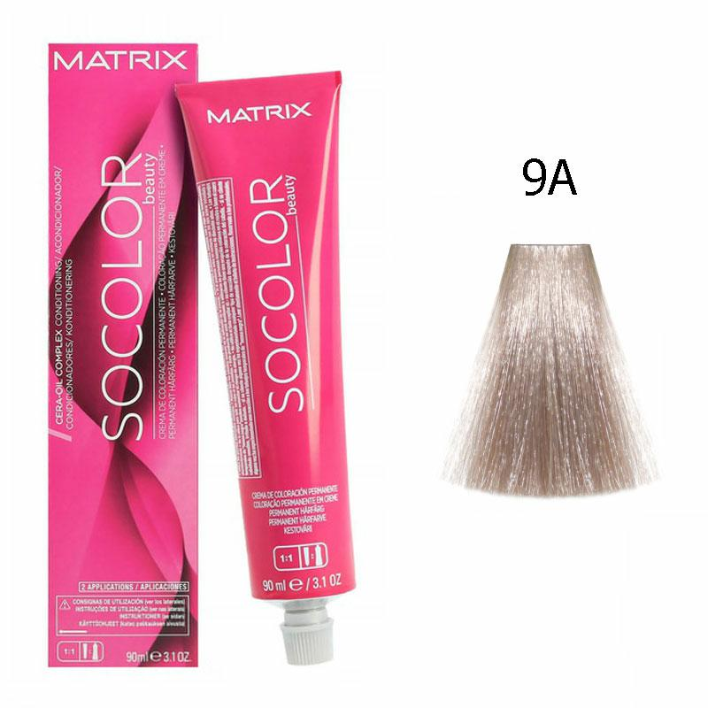 9A POMO DE TINTA MATRIX SoColorBeauty 90ML en Beauty Supply