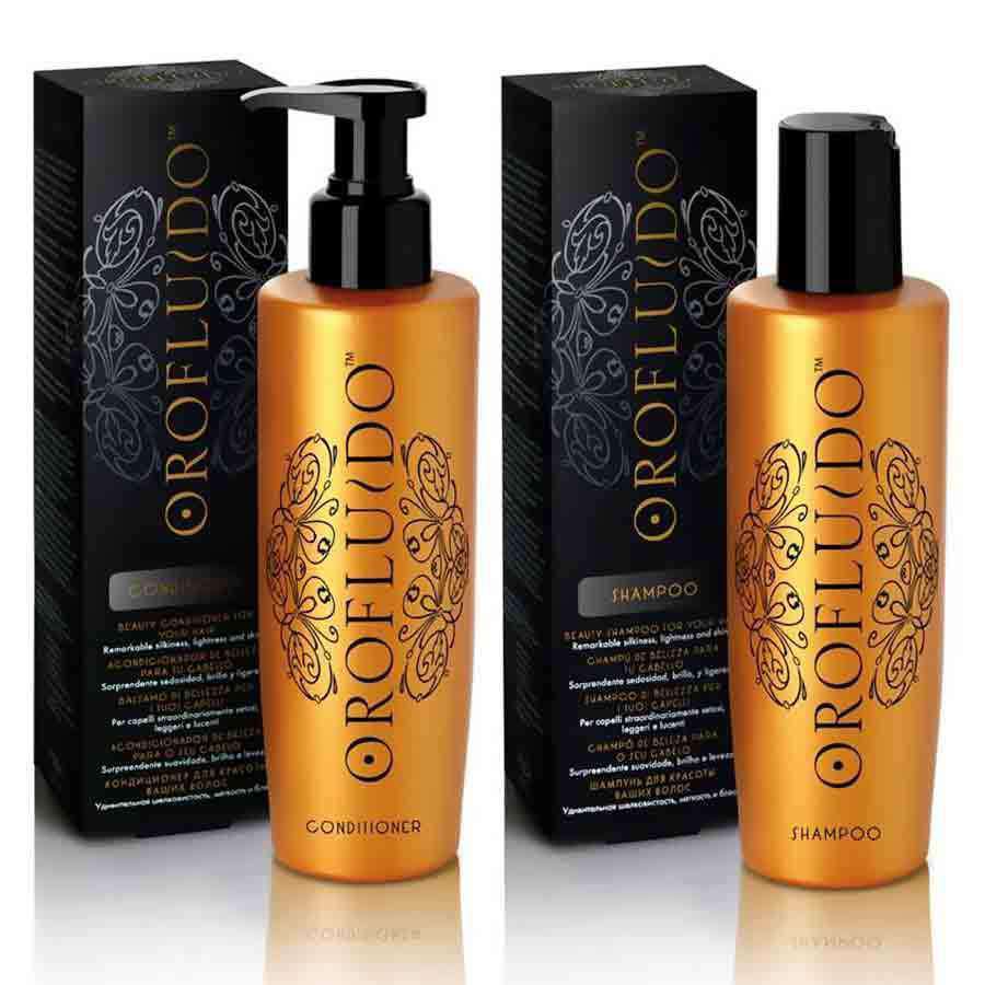 Pack Oro Fluido REVLON Shampoo y Acondicionador 200ml en Beauty Supply