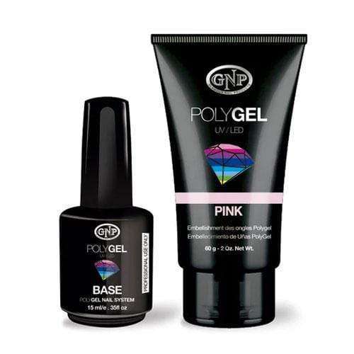 Pomo de Polygel GNP 60gr y Base 15ml en Beauty Supply