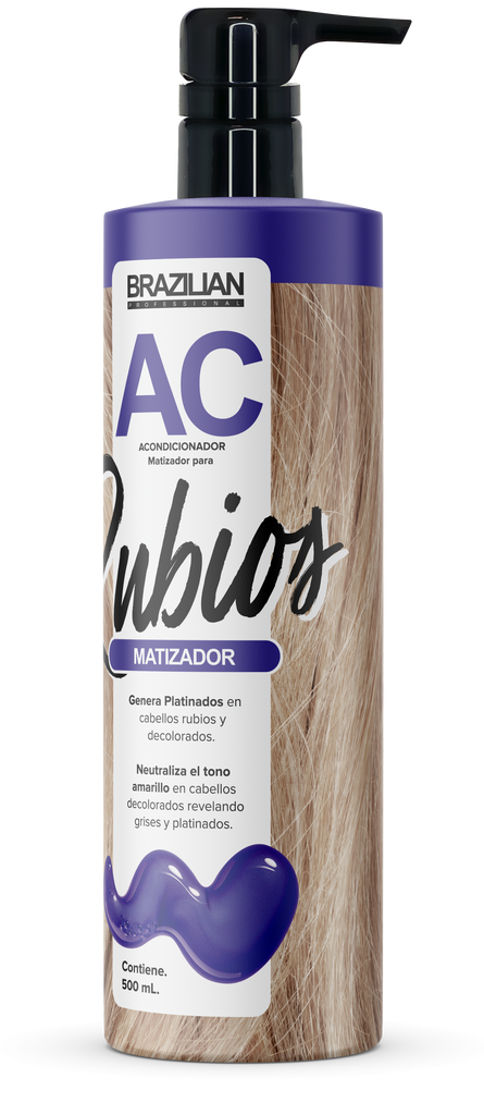 Pack Shampoo y Acondicionador Matizador Brazilian 500ml en Beauty Supply