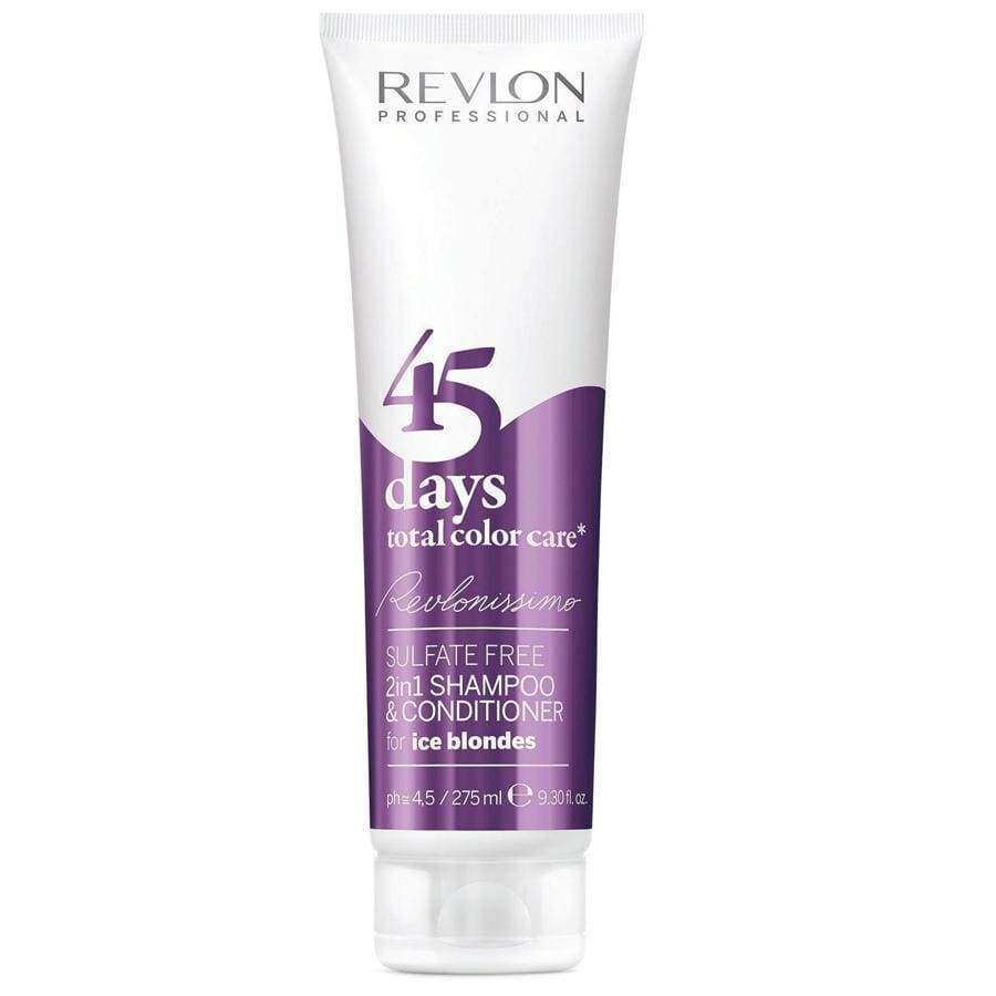 Shampoo Revlon REVLONissimo 45 Days 2en1 Ice Blondes 275ML en Beauty Supply