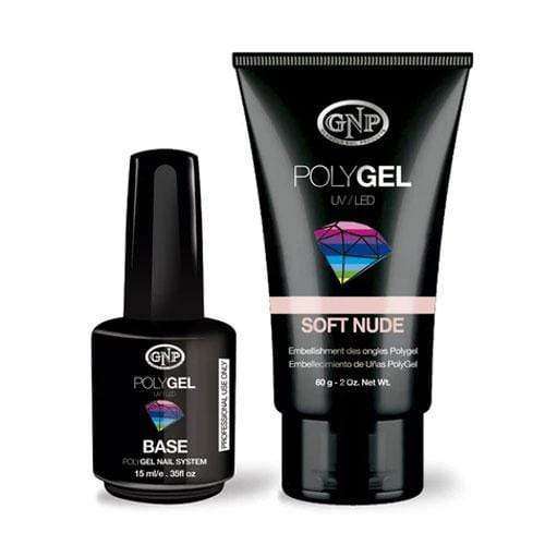 Pomo de Polygel GNP 60gr y Base 15ml en Beauty Supply